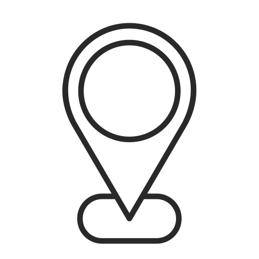 Pictogramme d'un ping de localisation